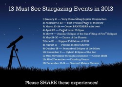 space-pics:13 Must See StarGazing Events In 2013http://space-pics.tumblr.com/