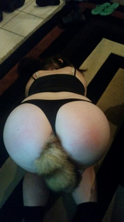 missymistressa:  I had a ewonderful time being daddys pet last night :) I wore piggytails, ate my dinner from a dish, wore my collar like a good girl, and shook my tail for daddy :D (he also loved the schoolgirl skirt)  then I played some fetch and got