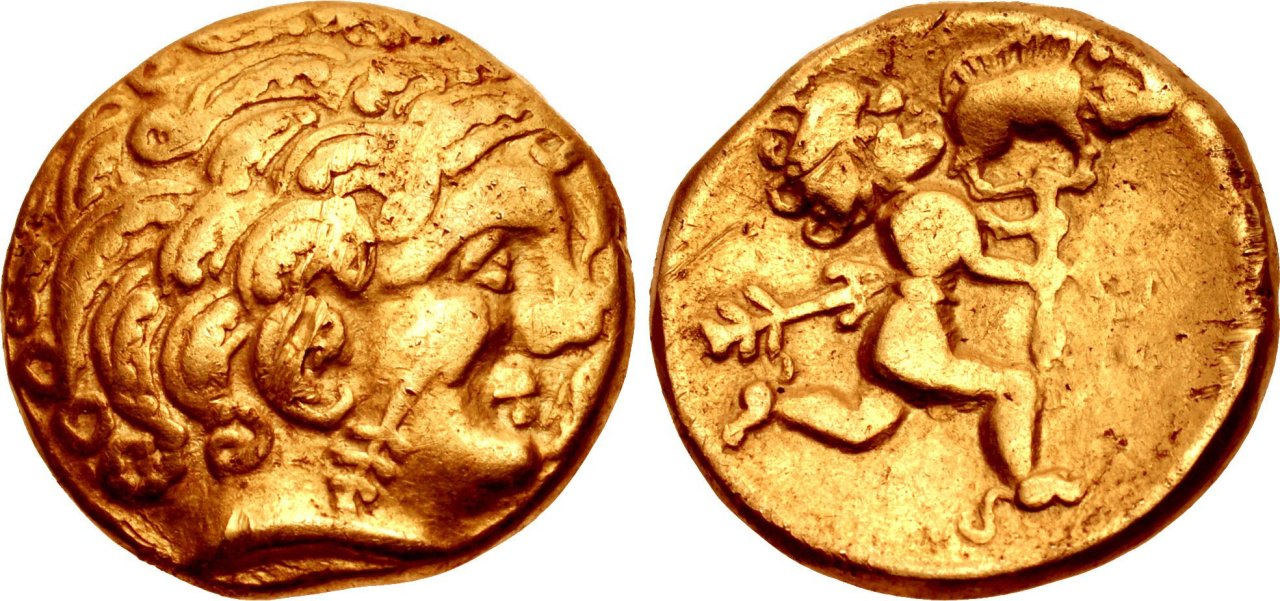 archaicwonder:  Unique Gold Quarter Stater of the Lexovii, Northwest Gaul, 3rd Century