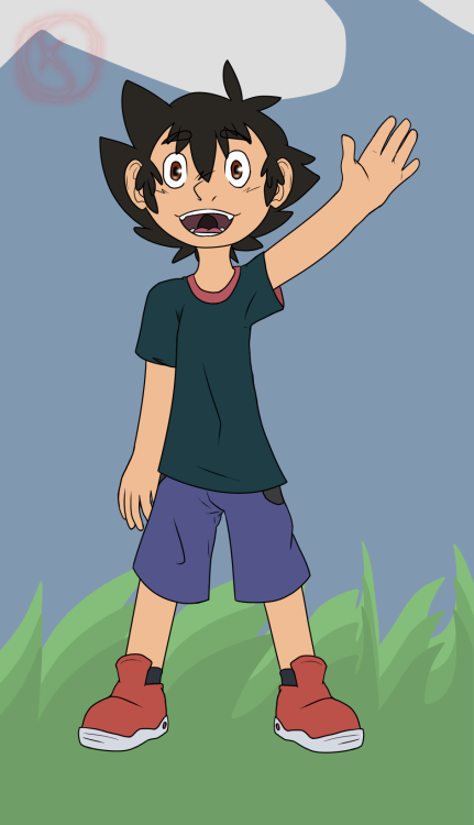 cosmic-frost-arts: Title: Lil Ash Ketchum