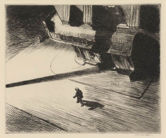 Edward Hopper’s Night Shadows