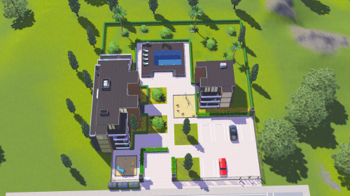 Apartment Complex For The Sims 3