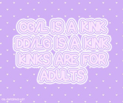 cgl-safespace-list:   ♡KINKS ARE FOR ADULTS