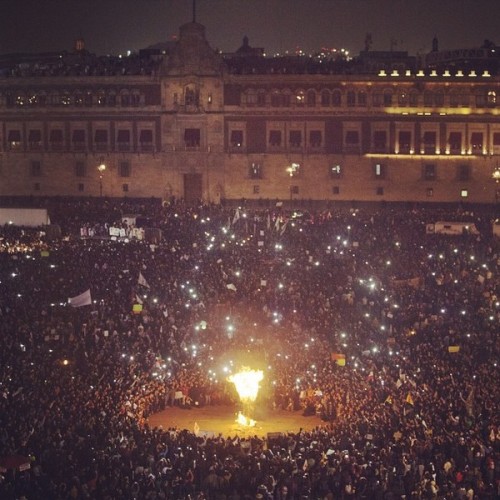anotheraf:  This is my country, we had enough.  “Mexicanos al grito de guerra…”