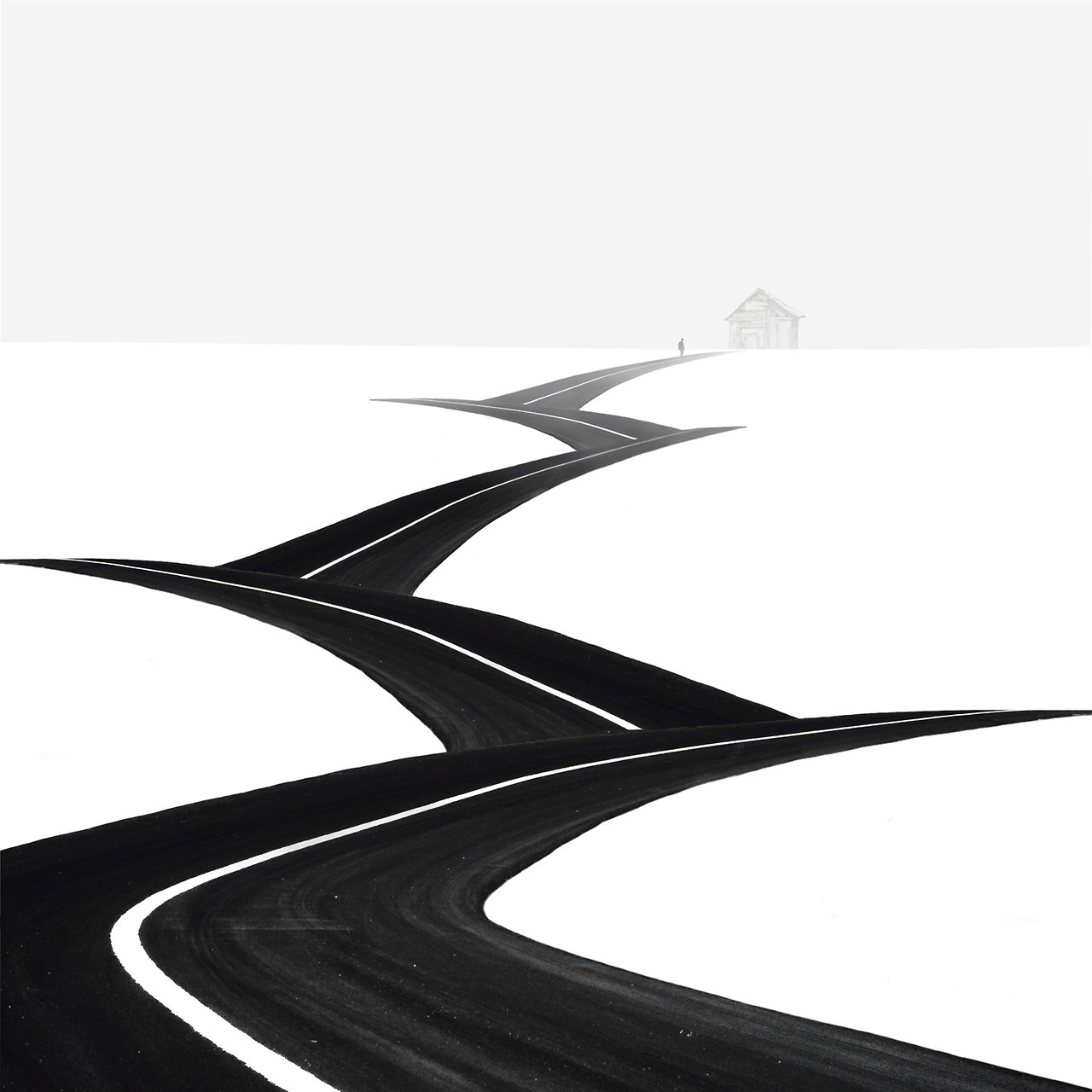 nitramar:  Steps, from the series “Minimal Art”, photo by Hossein Zare.