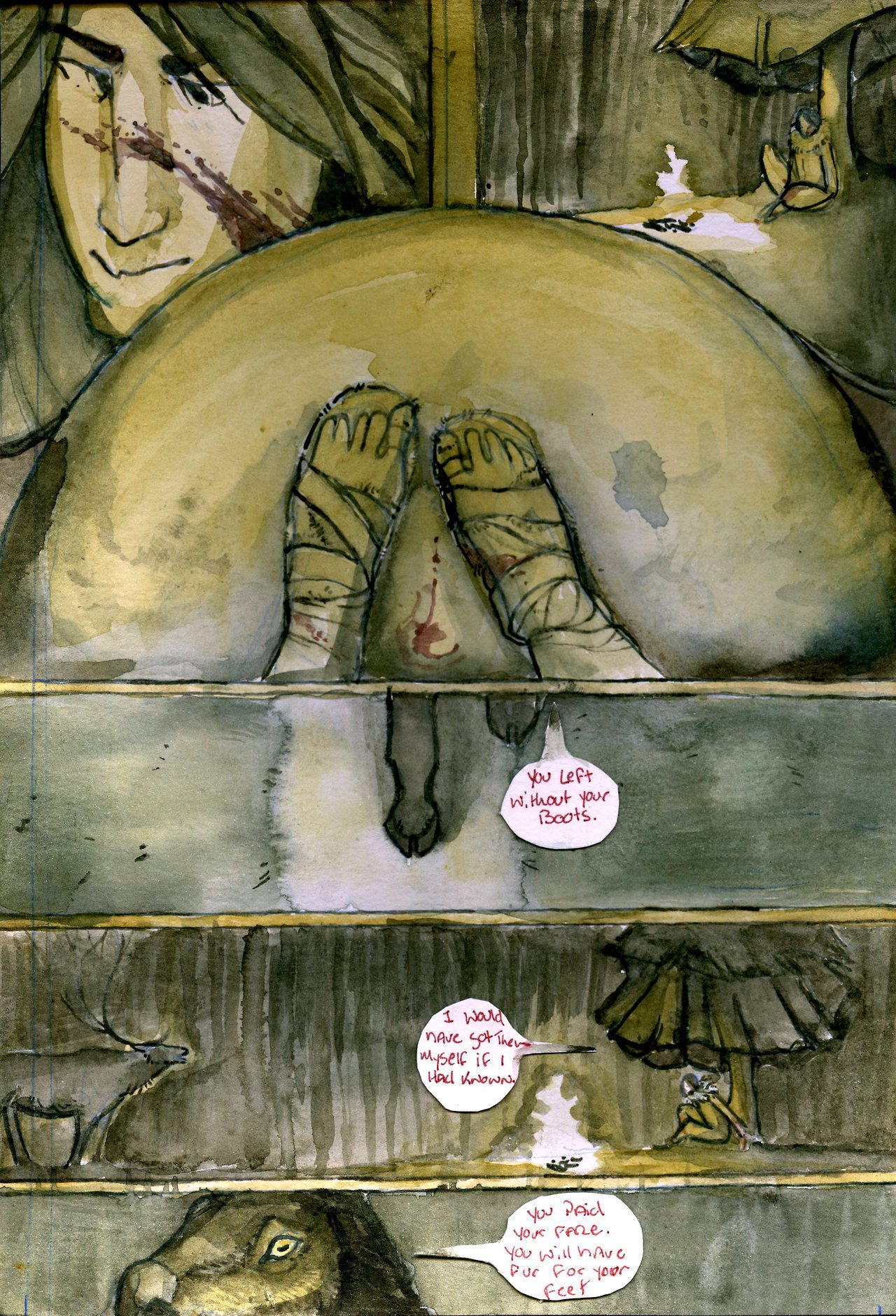 palletiquette:  Długi chłód is based off of a dream I had in 2012 about a wolf,