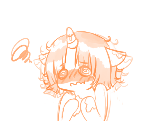 ask-bumble-buzz:  “B-bzz… bzzzz”  X3 Oh dear…. >w<