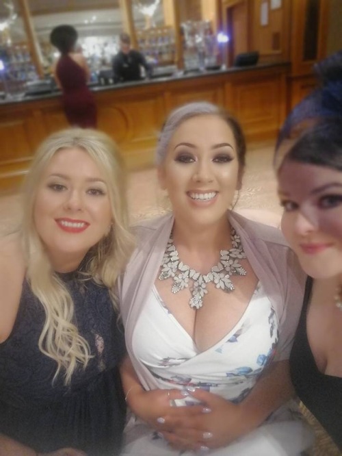 Yet again some more busty girls out enjoying themselves.