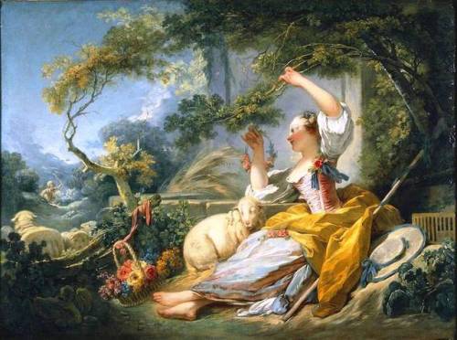 The Shepherdess, Jean-Honoré Fragonard, ca. 1750-52