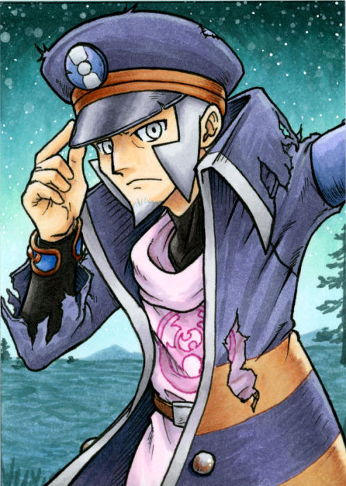 PLA Is So Much Fun. Looooove It. Wanted To Do An Ingo Art Card, Did. Turns Out I Lacked A Few Colors