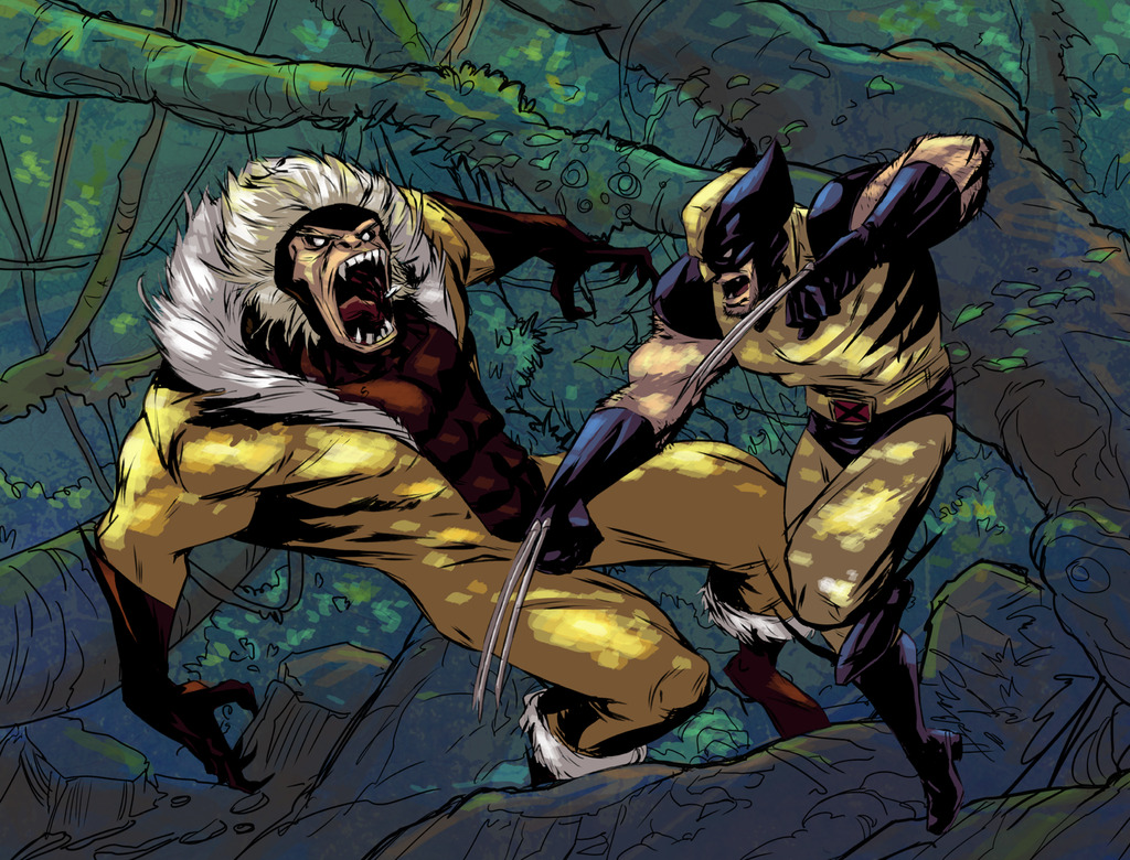 xombiedirge:  Classic Marvel Vs. by Sanford Greene 