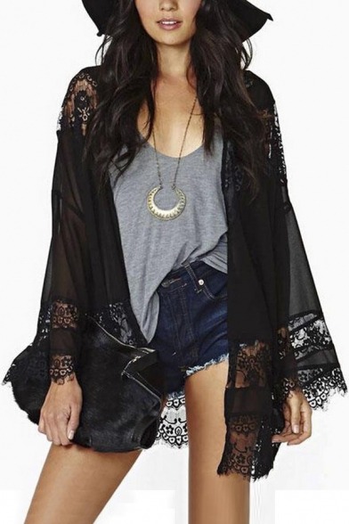 sneakysnorkel:  Blouses  &amp;   Kimonos Off The Shoulder Bell Sleeve Loose