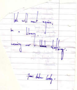 jamesandrewcrosby:  Forgotten Letter #509 by