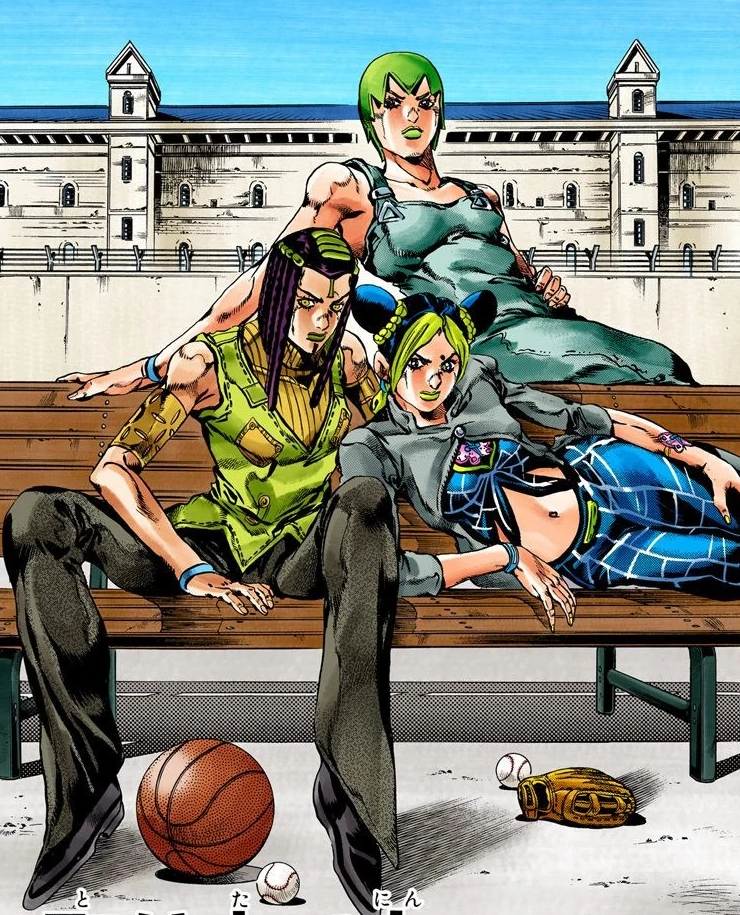 Hermess & F.F. & Jolyne from Stone Ocean Opening