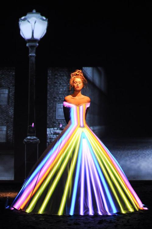 Frank Sorbier gown for Kapo - Hawaiian goddess of magic