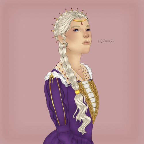 "Rhaenyra Targaryen Was A Precocious Child,bright And Bold And Beautiful As Only One Of Dragons Blood