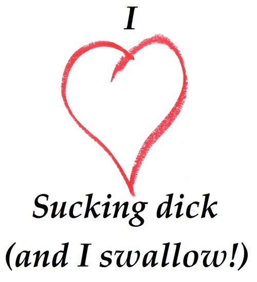 1717zzyzx: robertacd311: I ♥️ sucking dick and I swallow  Me too
