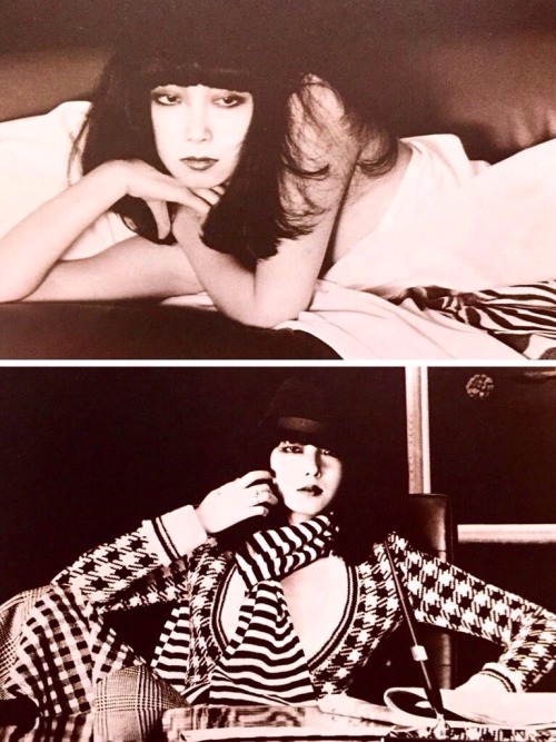 taishou-kun:  Yamaguchi Sayoko 山口 小夜子 (1949-2007) for Shiseido 資生堂 Benefique ベネフィーク - Japan - 1974