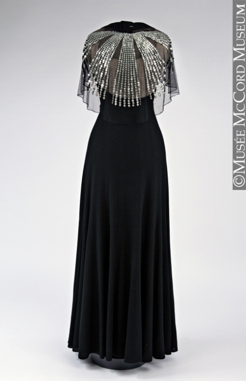 omgthatdress: Evening Dress Jeanne Lanvin, 1934 The McCord Museum 