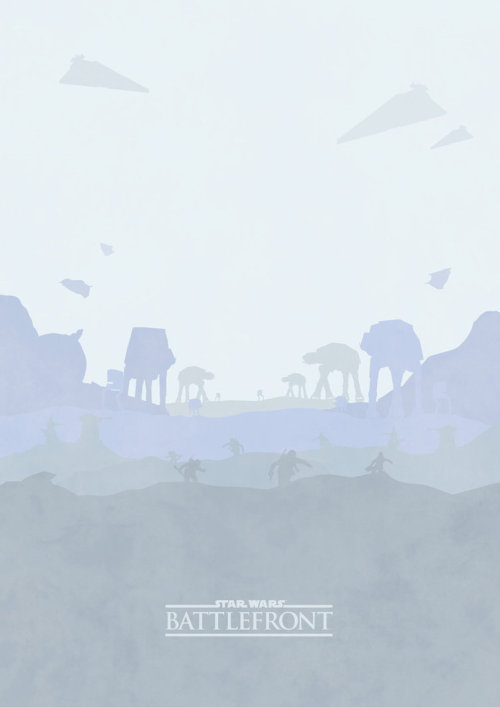 theomeganerd:  Star Wars Battlefront : Hoth by LandLCreations