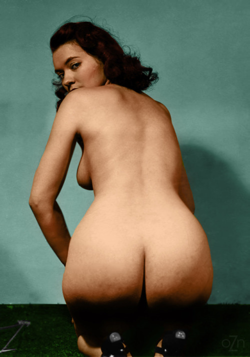 June King’s beautiful bottom, nude in the studio