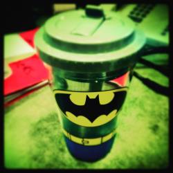 rn4shari:  Don’t judge. #itmakesmehappy #itsanadultsizedsippycup #batmanrules  #batmangear #batmansavestheday #nanananananananana #batman!!! 