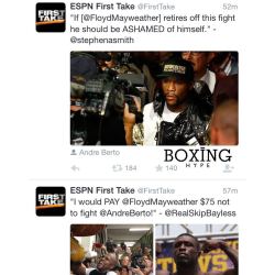 boxinghype:  @boxinghypefotos: MGM has Floyd