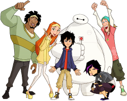 mickeyandcompany:  Cast of the Big Hero 6