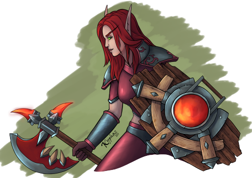 Vesper Bloodsorrow, commission for a Discord client