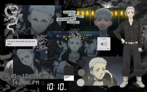 Mitsuya Takashi (Tokyo Revengers) - aesthetic desktop wallpaper I’m sorry but for the life of 