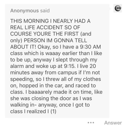 fluffy-omorashi: *puts hand on chest* omg I’m so thankful you chose me to tell this cute desperate situation you were stuck in!!  Aww oh no anon! 😭 it’s ok when I skip morning pee time I turn into a leaky desperate mess like.. 10 mins after waking