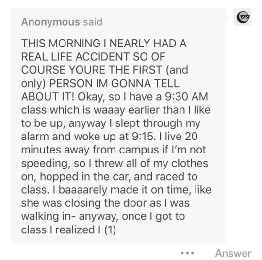 *puts hand on chest* omg I’m so thankful you chose me to tell this cute desperate situation you were stuck in!! Aww oh no anon! 😭 it’s ok when I skip morning pee time I turn into a leaky desperate mess like.. 10 mins after waking up -///- so glad