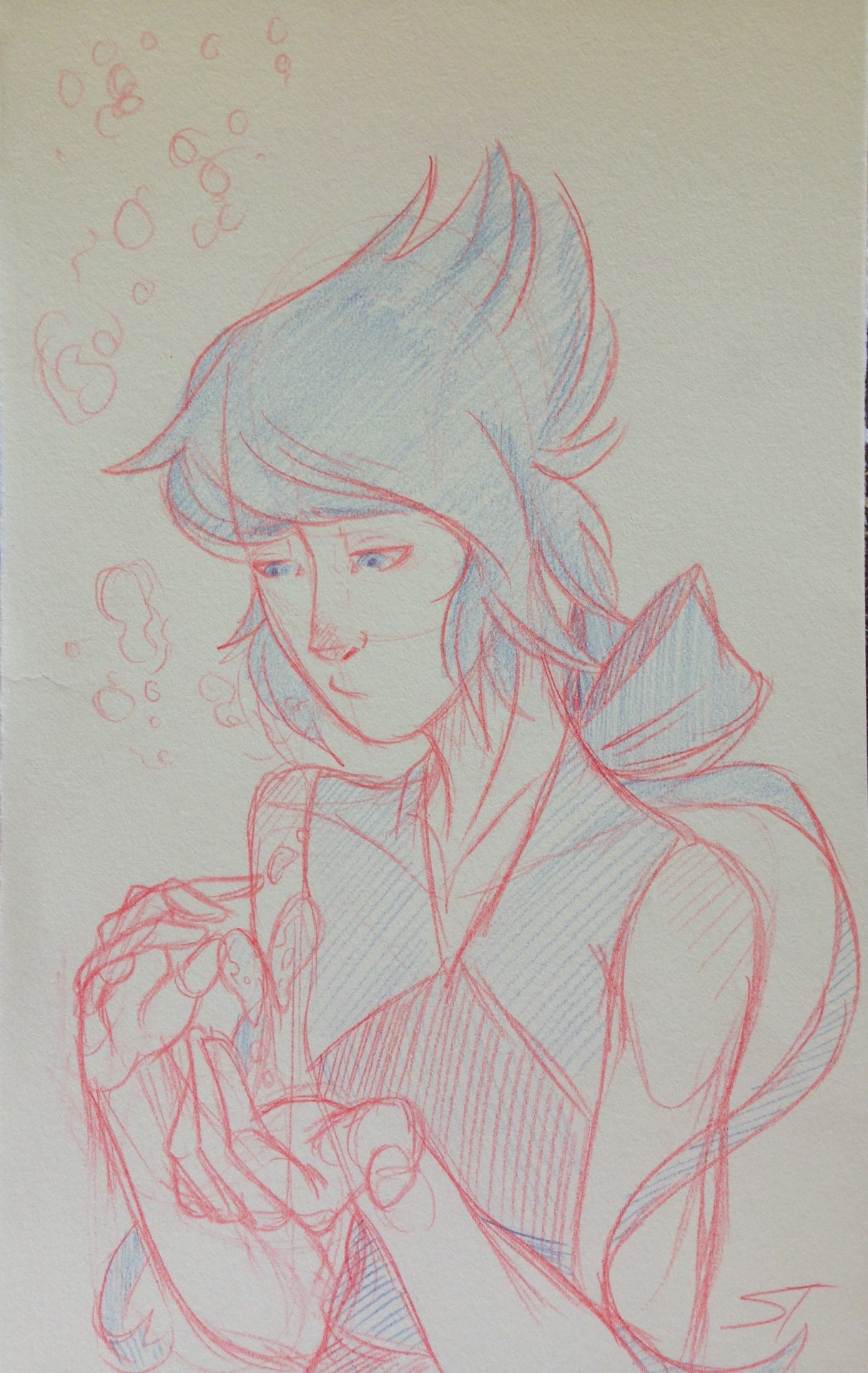 soottea:  Did a bunch of sketchcards during my course’s grad show print sale/fundraiser.gonna