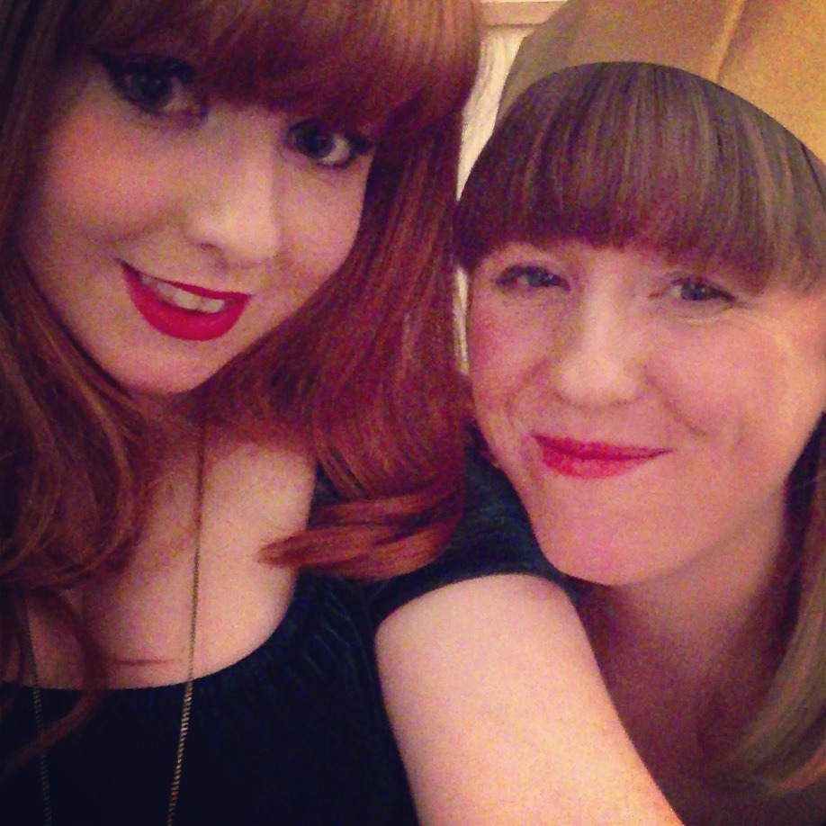msredhourglass:  My sister and I :) Sorry for the drunken photo spam boys and girls!