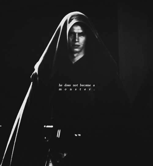 ewock:I fear no monsters, for no monsters I see. Because all this time the monster has been me. (for