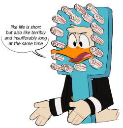 transdonaldduck: Donald: I wanna be a toothbrush for halloween