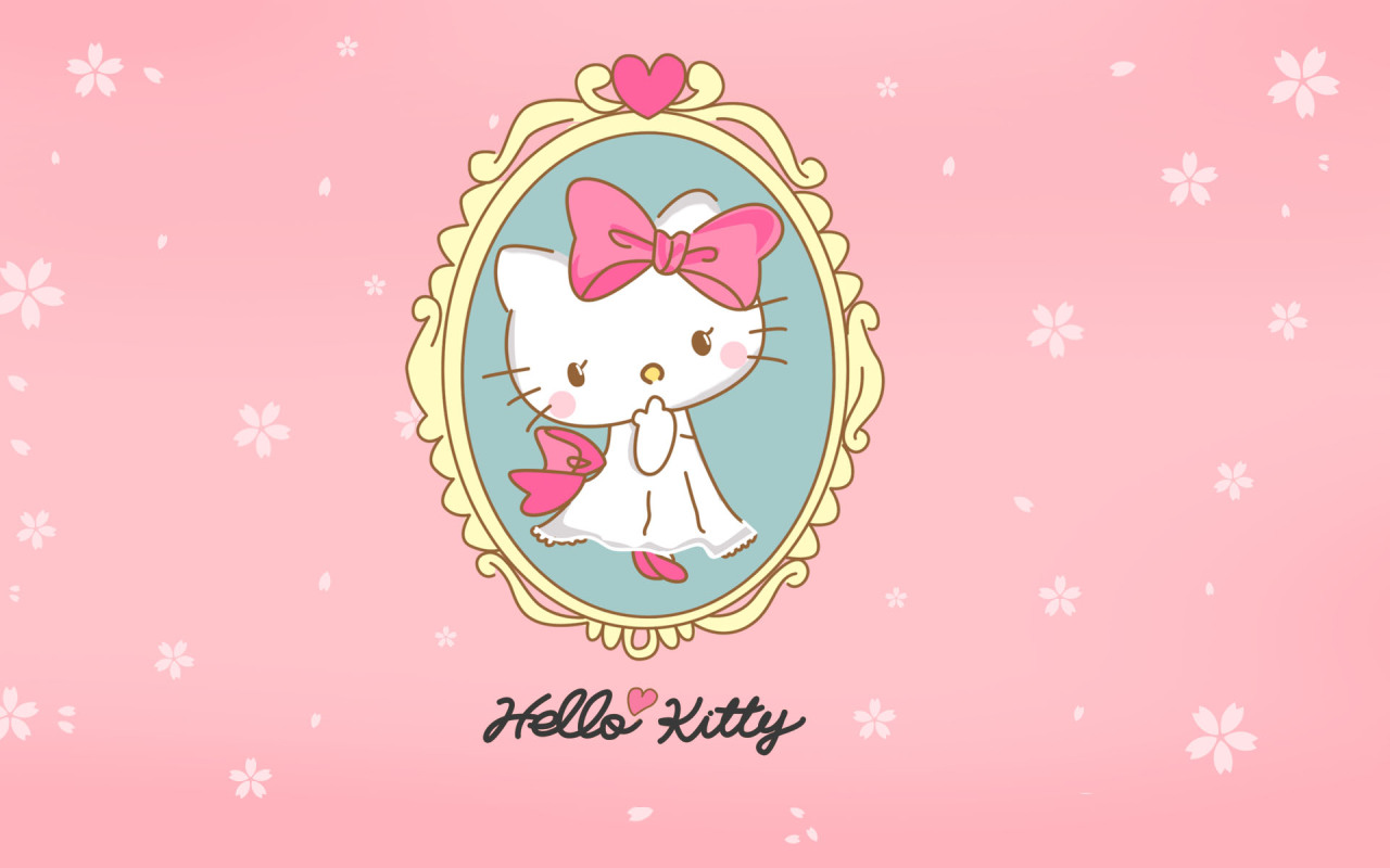 Kawaii Hello Kitty desktop wallpapers!