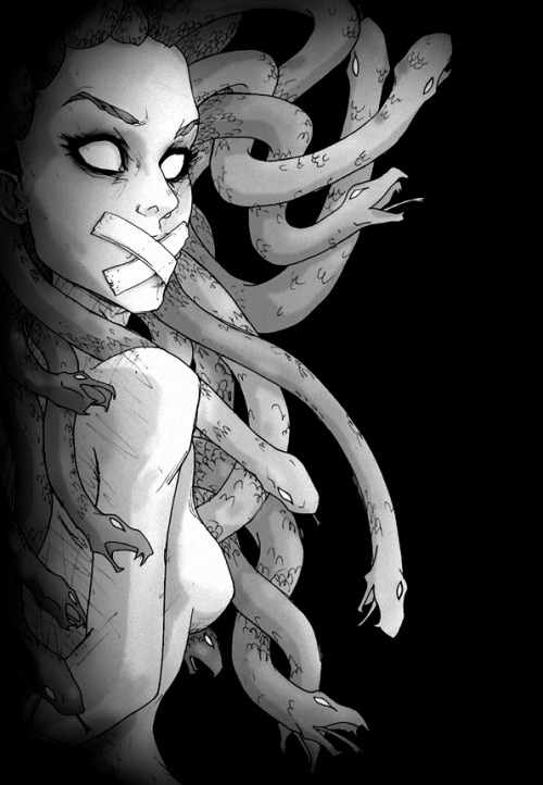 Porn Pics n-ephthys:  Medusa by punkrockguy 