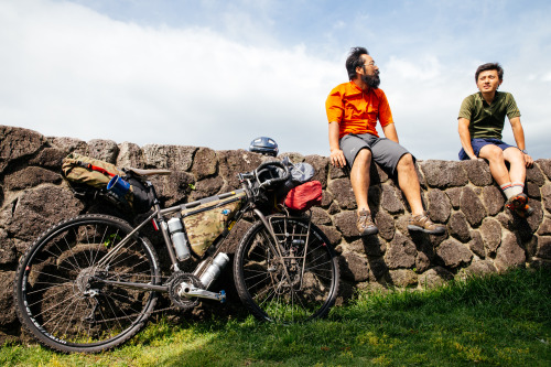 strange-measure: Bicycle Camping on Izu Oshima and Riding Mount Mihara with Circles