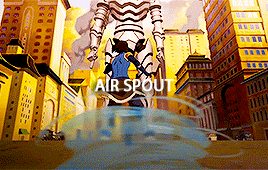 giffingkorra:  korra +  bending variations requested by anon 