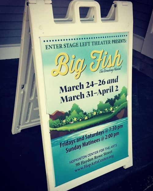 Anyone who is in the Framingham/Hopkinton Area should come see Big Fish:The Musical at Hopkinton Cen