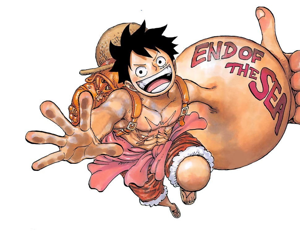 Luffy From Colorspread 941 One Piece Colorspread