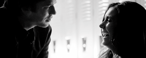 damonexuality:  adorable, laughing Delena 