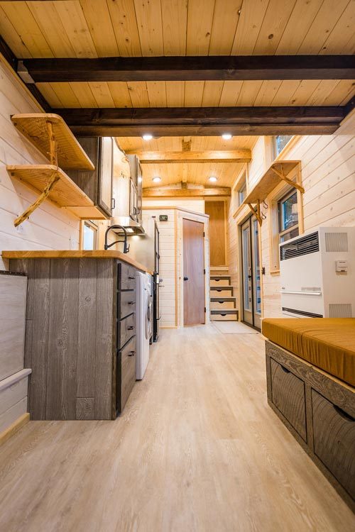 dreamhousetogo:Heather’s gooseneck tiny home by Mitchcraft Tiny Homes