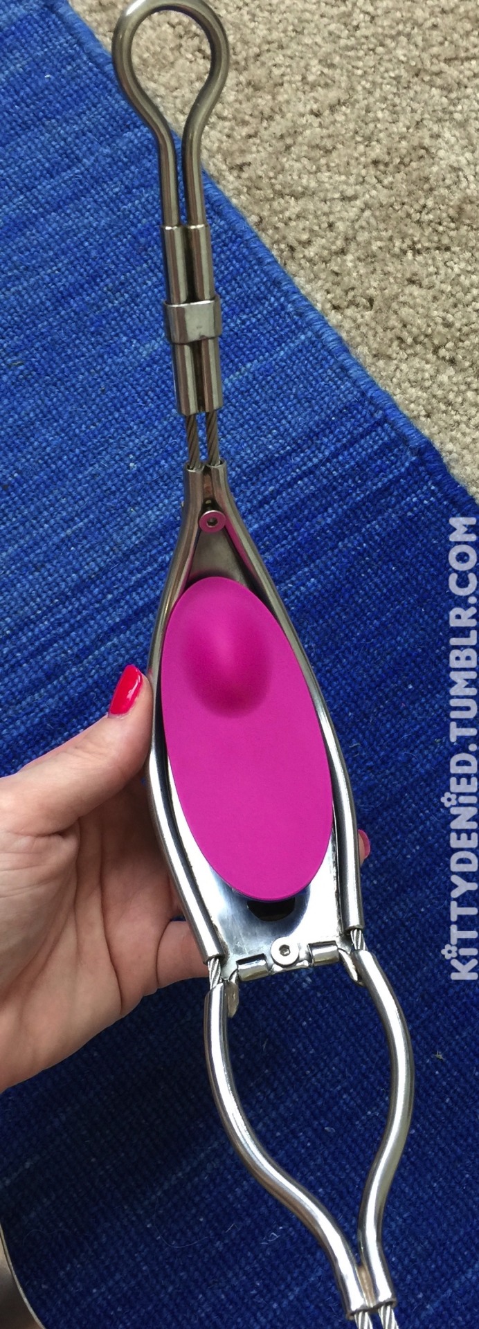 kittydenied:  Got a new vibrator!! (http://www.ohmibod.com) This one can be controlled