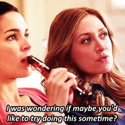notashamedtosigh:   Rizzles AU: Jane and Maura watch The L Word  
