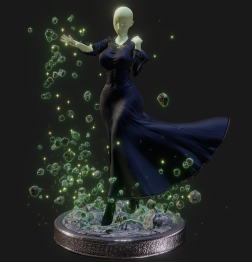 thegoldensmurf - My 3D model of Fubuki in progress. It will be...