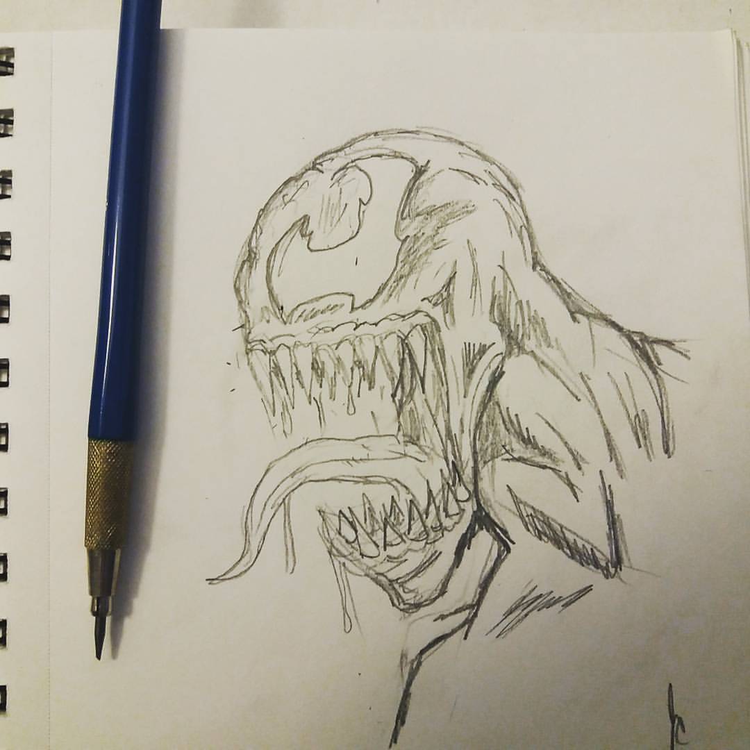 Featured image of post Venom Drawing Pencil Check out our venom drawing selection for the very best in unique or custom handmade pieces from our prints shops