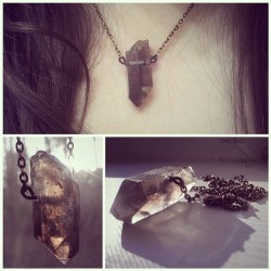 wolftea:  bonedahlia:  My beautiful new necklace from WolfTea on Etsy. Thanks!  In love with these photos! thank you pretty lady&lt;3 