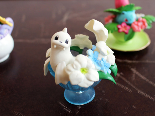 pokemon-merch-news:Here are better pictures of the upcoming Re-ment’s line Floral Cup Collection! Av